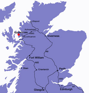 Map of Scotland